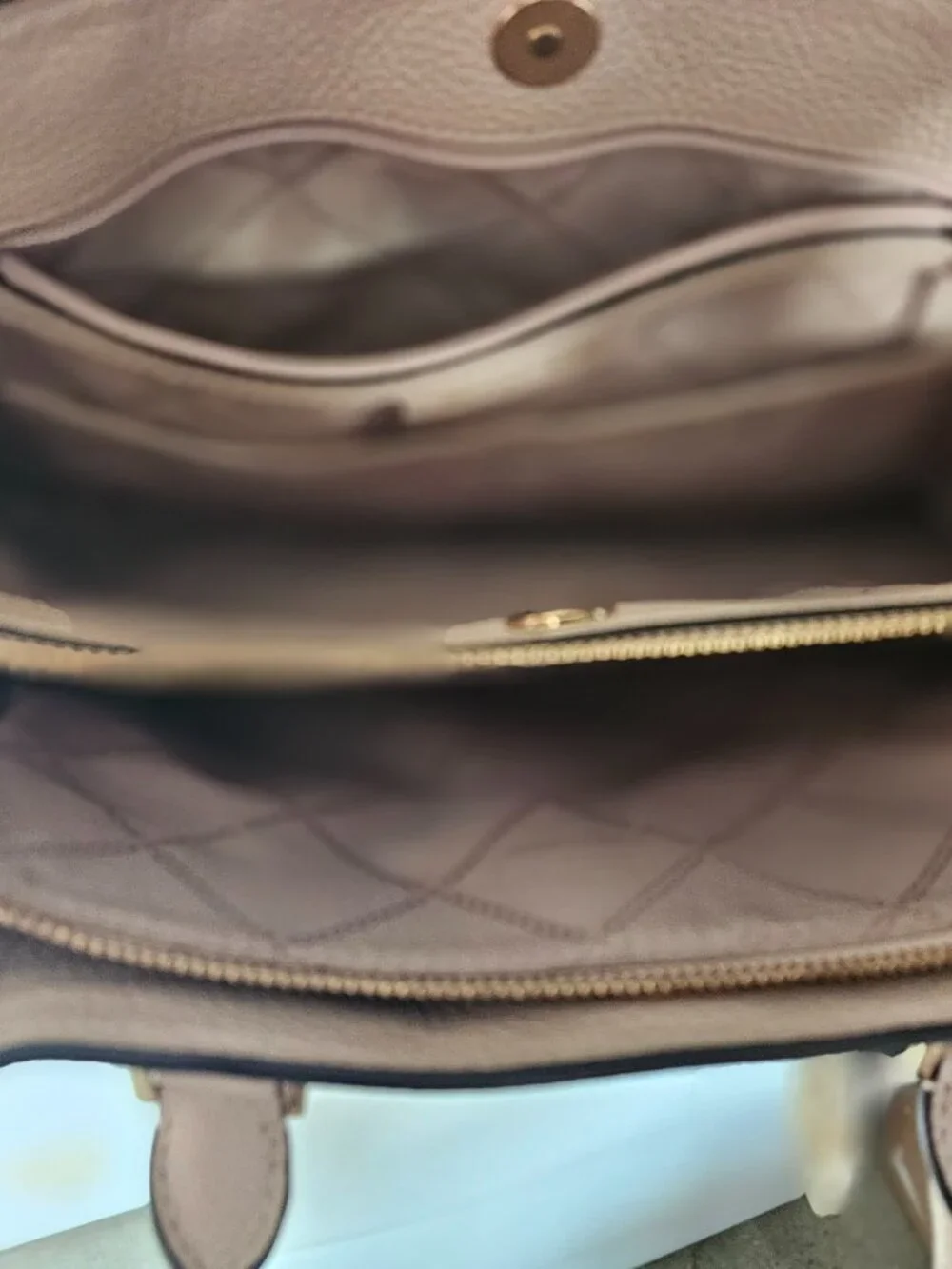 Michael Kors Camille Satchel soft pink